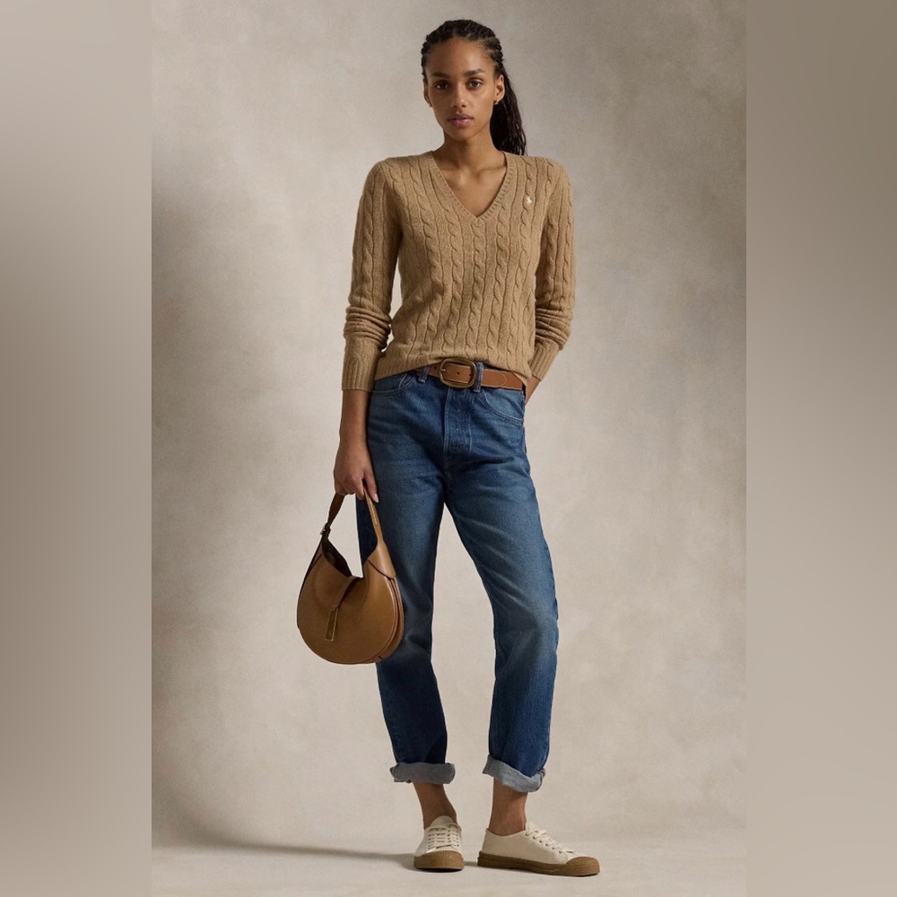 Cashmere Polo Ralph Lauren v neck sweater